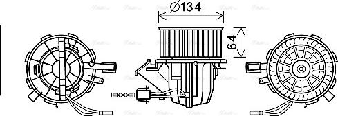 Ava Quality Cooling AI8391 - Вентилятор салону avtolavka.club