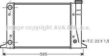 Ava Quality Cooling AI 2007 - Радіатор, охолодження двигуна avtolavka.club