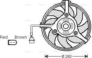 Ava Quality Cooling AI 7510 - Вентилятор, охолодження двигуна avtolavka.club