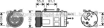 Ava Quality Cooling AIK222 - Компресор, кондиціонер avtolavka.club