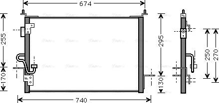 Ava Quality Cooling AU 5143 - Конденсатор, кондиціонер avtolavka.club