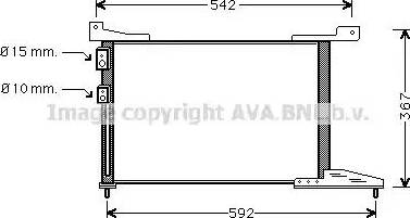 Ava Quality Cooling AU 5114 - Конденсатор, кондиціонер avtolavka.club