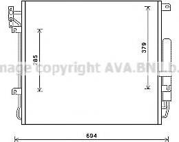 Ava Quality Cooling AU5209D - Конденсатор, кондиціонер avtolavka.club