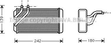 Ava Quality Cooling AU 6106 - Теплообмінник, опалення салону avtolavka.club