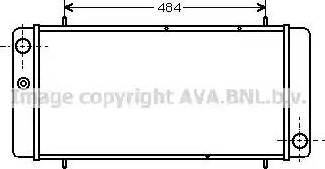 Ava Quality Cooling AU 2098 - Радіатор, охолодження двигуна avtolavka.club