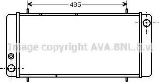 Ava Quality Cooling AU 2040 - Радіатор, охолодження двигуна avtolavka.club