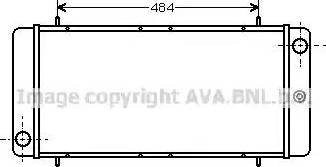 Ava Quality Cooling AU 2035 - Радіатор, охолодження двигуна avtolavka.club