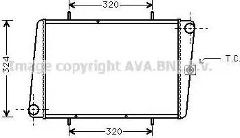 Ava Quality Cooling AU 2023 - Радіатор, охолодження двигуна avtolavka.club