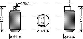 Ava Quality Cooling AU D036 - Осушувач, кондиціонер avtolavka.club