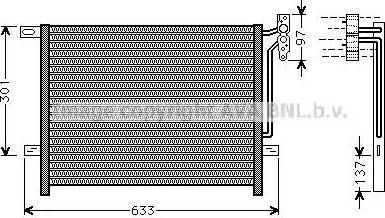 Ava Quality Cooling BWA5397 - Конденсатор, кондиціонер avtolavka.club