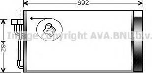 Ava Quality Cooling BW 5273 - Конденсатор, кондиціонер avtolavka.club