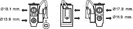 Ava Quality Cooling BW1431 - Розширювальний клапан, кондиціонер avtolavka.club