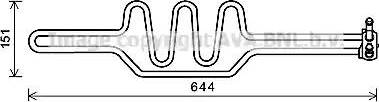 Ava Quality Cooling BW3469 - Масляний радіатор, кермове управління avtolavka.club