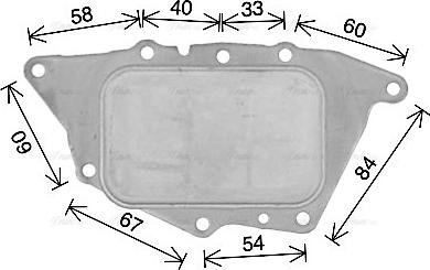 Ava Quality Cooling BW3594 - Масляний радіатор, рухове масло avtolavka.club