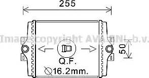 Ava Quality Cooling BW2450 - Радіатор, охолодження двигуна avtolavka.club