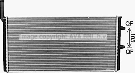 Ava Quality Cooling BW2583 - Радіатор, охолодження двигуна avtolavka.club