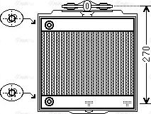 Ava Quality Cooling BW 2366 - Радіатор, охолодження двигуна avtolavka.club