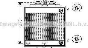 Ava Quality Cooling BW 2367 - Радіатор, охолодження двигуна avtolavka.club