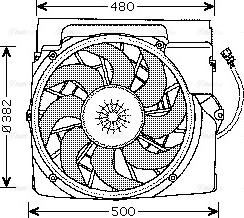 Ava Quality Cooling BW 7511 - Вентилятор, охолодження двигуна avtolavka.club