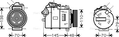 Ava Quality Cooling BW K317 - Компресор, кондиціонер avtolavka.club