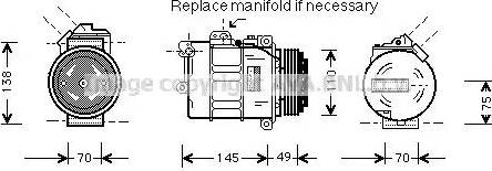 Ava Quality Cooling BW K237 - Компресор, кондиціонер avtolavka.club