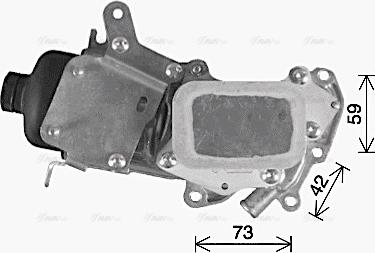 Ava Quality Cooling CN3309H - Масляний радіатор, рухове масло avtolavka.club