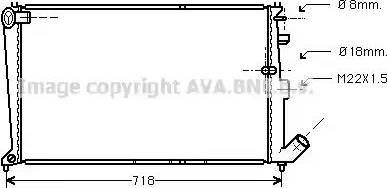 Ava Quality Cooling CN 2010 - Радіатор, охолодження двигуна avtolavka.club