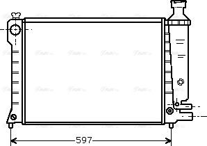 Ava Quality Cooling CN 2036 - Радіатор, охолодження двигуна avtolavka.club