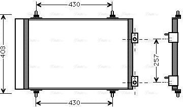 Ava Quality Cooling CNA5240D - Конденсатор, кондиціонер avtolavka.club