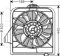 Ava Quality Cooling CR 7504 - Вентилятор, охолодження двигуна avtolavka.club