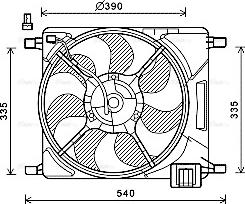 Ava Quality Cooling CT7501 - Вентилятор, охолодження двигуна avtolavka.club