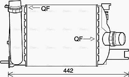 Ava Quality Cooling DAA4013 - Интеркулер avtolavka.club