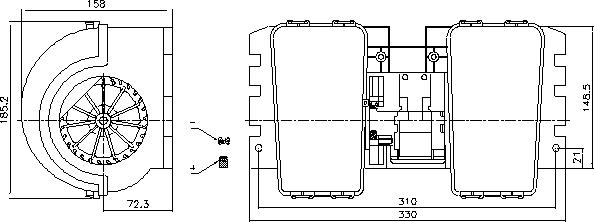 Ava Quality Cooling DF8107 - Вентилятор салону avtolavka.club