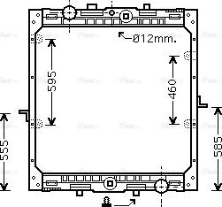 Ava Quality Cooling DF 2004 - Радіатор, охолодження двигуна avtolavka.club