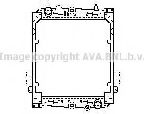 Ava Quality Cooling DFA2024 - Радіатор, охолодження двигуна avtolavka.club