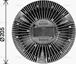 Ava Quality Cooling DFC093 - Зчеплення, вентилятор радіатора avtolavka.club