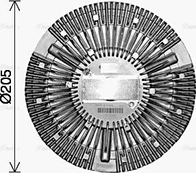 Ava Quality Cooling DFC092 - Зчеплення, вентилятор радіатора avtolavka.club