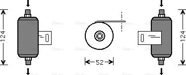 Ava Quality Cooling DF D028 - Осушувач, кондиціонер avtolavka.club