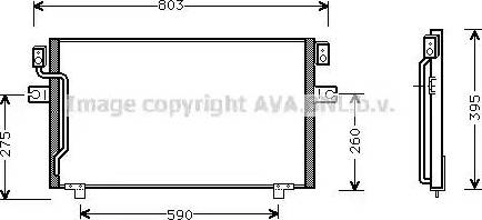 Ava Quality Cooling DN 5160 - Конденсатор, кондиціонер avtolavka.club