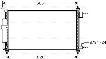 Ava Quality Cooling DN5251D - Конденсатор, кондиціонер avtolavka.club