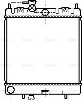 Ava Quality Cooling DN 2128 - Радіатор, охолодження двигуна avtolavka.club