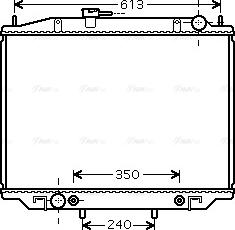 Ava Quality Cooling DN 2262 - Радіатор, охолодження двигуна avtolavka.club