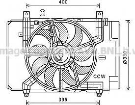 Ava Quality Cooling DN7533 - Вентилятор, охолодження двигуна avtolavka.club