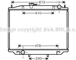 Ava Quality Cooling DNA2300 - Радіатор, охолодження двигуна avtolavka.club