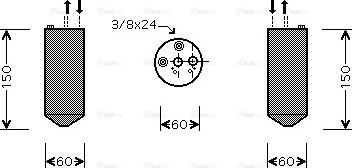 Ava Quality Cooling DN D236 - Осушувач, кондиціонер avtolavka.club