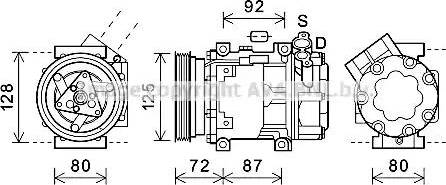 Ava Quality Cooling DNK429 - Компресор, кондиціонер avtolavka.club