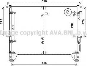 Ava Quality Cooling DW5114 - Конденсатор, кондиціонер avtolavka.club