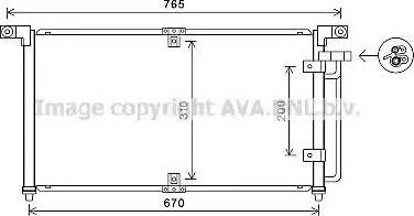 Ava Quality Cooling DW5113 - Конденсатор, кондиціонер avtolavka.club