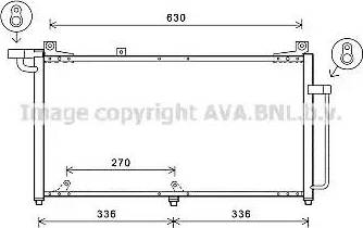 Ava Quality Cooling DW5128 - Конденсатор, кондиціонер avtolavka.club