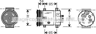 Ava Quality Cooling DW K020 - Компресор, кондиціонер avtolavka.club